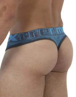 Xtremen Microfiber Thong 91072 -Underline Fashion Store Xtremen 91072 Petrol B 3