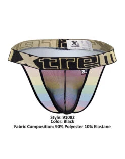 Xtremen Microfiber Pride Bikini 91082 -Underline Fashion Store Xtremen 91082 Black 4