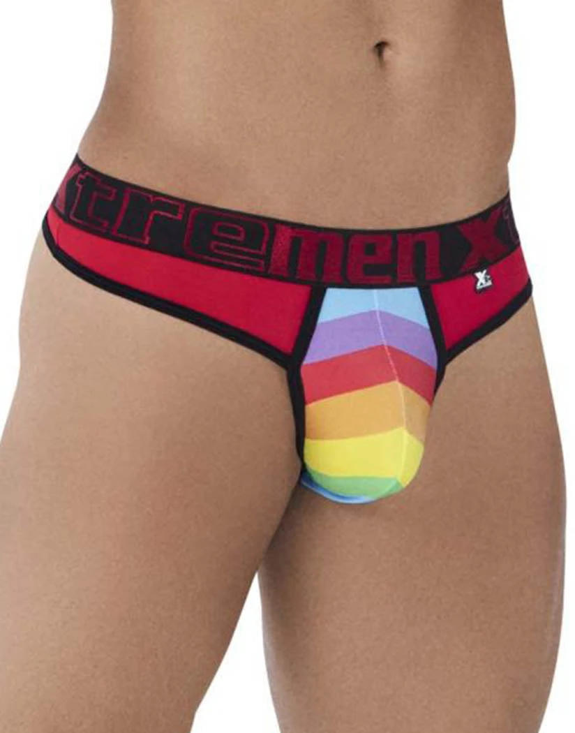 Xtremen Microfiber Pride Thong 91086 3 Xtremen Microfiber Pride Thong 91086 - Image 3