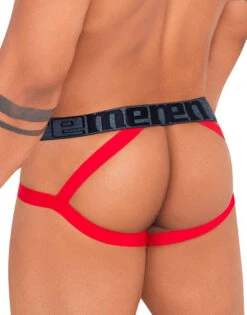 Xtremen Snake Print Jockstrap 91128 -Underline Fashion Store Xtremen 91128 Red 2
