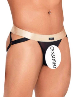Xtremen Mesh Jockstrap 91134 -Underline Fashion Store Xtremen 91134 Black 3