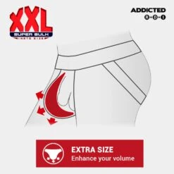 Addicted Super Bulk 2.0 Jock AD714 -Underline Fashion Store ad714 super bulk 20 jock