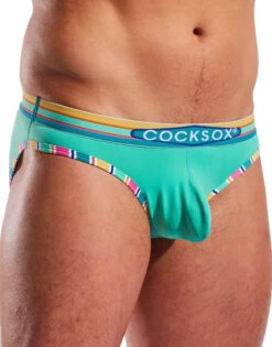 Cocksox Waistband Brief CX03BD -Underline Fashion Store cx03bd clearwater green 3