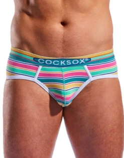 Cocksox Sports Brief Florida CX76N -Underline Fashion Store cx76n cape canaveral stripe 2