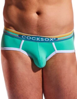 Cocksox Sports Brief CX76N -Underline Fashion Store cx76n clearwater green 1