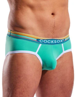 Cocksox Sports Brief CX76N -Underline Fashion Store cx76n clearwater green 3