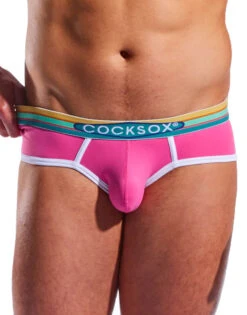 Cocksox Sports Brief CX76N -Underline Fashion Store cx76n miami pink 1