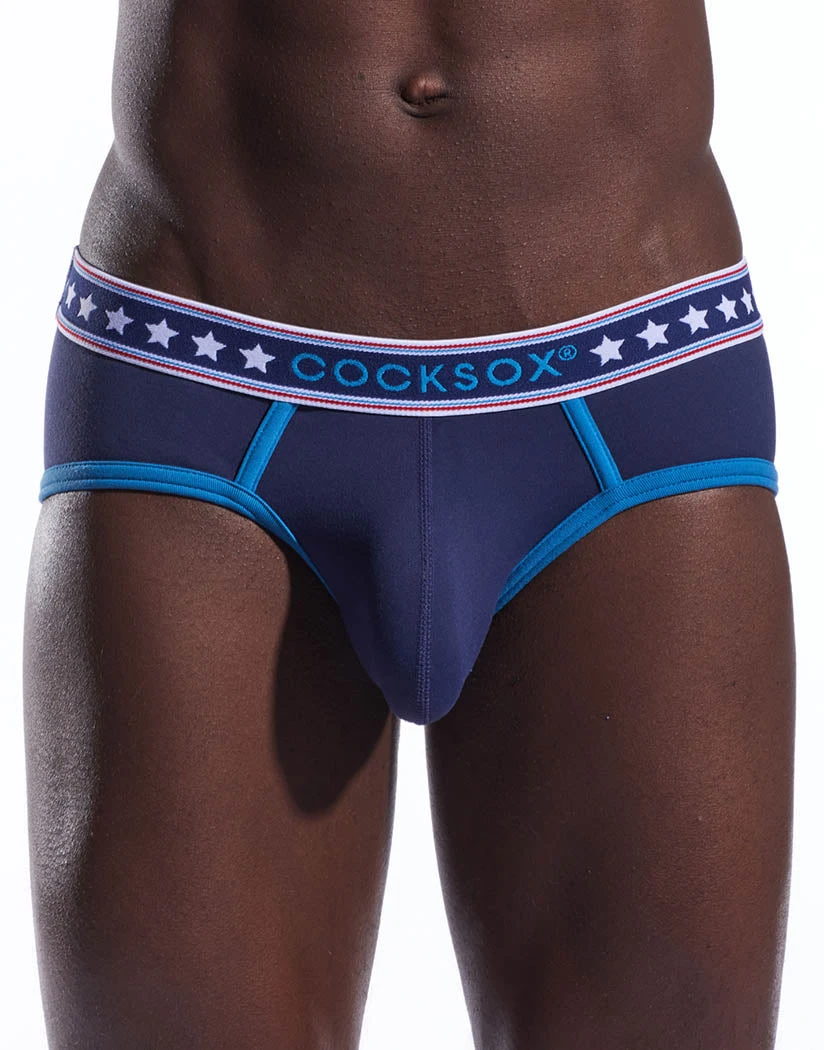 Cocksox American Collection Solid Sports Brief CX76N 4 Cocksox American Collection Solid Sports Brief CX76N - Image 4